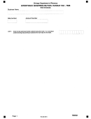 Form 7585 - Intertrack Wagering Mutuel Handle Tax (site Schedule) - Chicago Department Of Revenue
