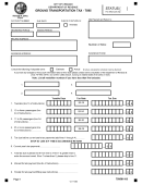 Form 7595 - Ground Transportation Tax - City Of Chicago Printable pdf
