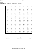 Level 7 Word Search Puzzle Template