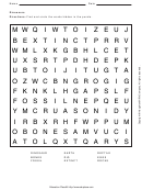 Dinosaurs Word Search Puzzle Template