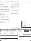 Form 58-ext - Partnership Extension Payment - 2009