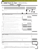 Fillable Form Il-1041 - Fiduciary Income And Replacement Tax Return - 2006 Printable pdf