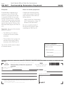 Form 58-ext - Partnership Extension Payment - 2008