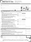 Form Il-1041 - Fiduciary Income And Replacement Tax Return - 2005 Printable pdf