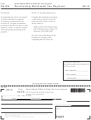 Form 58-es - Partnership Estimated Tax Payment - 2012