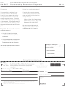 Form 58-ext - Partnership Extension Payment - 2011
