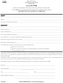 Fillable Form St-3nr - Resale Certificate For Non-New Jersey Sellers Printable pdf