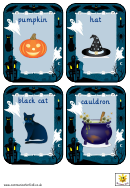 Scary Story Object Cards Template