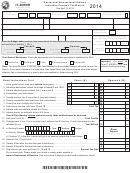 Fillable Form It-40rnr - Reciprocal Nonresident Indiana Individual Income Tax Return - 2014 Printable pdf