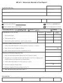 Form Mf-017 - Wisconsin Blender's Fuel Report