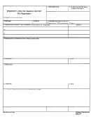 Optional Form 289 - Property Loss Or Damage Report - Fire Suppression