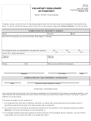 Form Dr-431 - Voluntary Disclosure Florida Administrative Code Of Property -