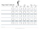 Things I Need To Work On Behavior Chart - Diary Of A Wimpy Kid