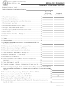 Ia 1041 Schedule C Form - Computation Of Nonresident Tax Credit - 2015