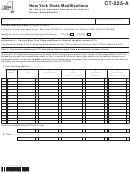 Form Ct-225-A - New York State Modifications - 2014 Printable pdf
