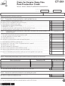 Form Ct-261 - Claim For Empire State Film Post-production Credit - 2014