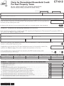 Form Ct-612 - Claim For Remediated Brownfield Credit For Real Property Taxes - 2014 Printable pdf