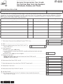 Form It-222 - General Corporation Tax Credit For Full-year New York City Resident Individuals, Estates, And Trusts - 2014