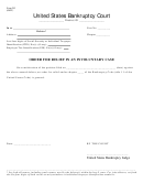 Form 253 - Order For Relief In An Involuntary Case