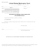 Form 18f - Discharge Of Debtor After Completion Of Chapter 12 Plan Printable pdf