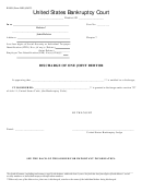 Form 18jo - Discharge Of One Joint Debtor