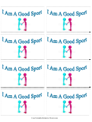 Good Sport Gift Coupon Template