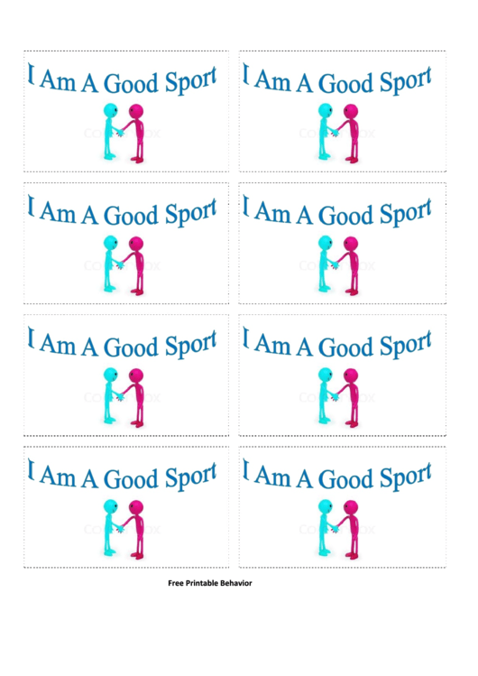 Good Sport Gift Coupon Template Printable pdf