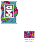 Easter Fold Card Template
