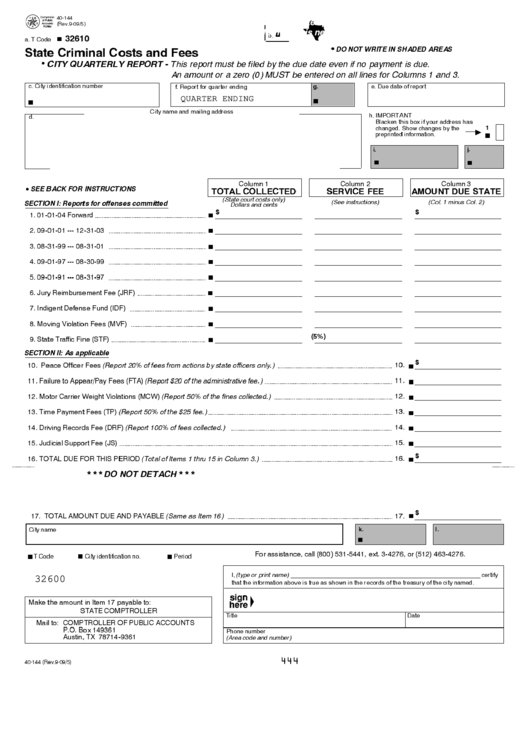 Fillable Form 144 Printable Forms Free Online 9090