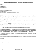 Attachment F - Acquisition Of Land And/or Buildings - Sample Letter To Owner