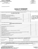 Sales And Use Tax Return - Parish Of Terrebonne