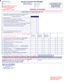 Sales And Use Tax Report - Town Of Coushatta