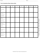 The Friendship Race Game Grid