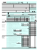 Fillable Form 1040 - U.s. Individual Income Tax Return - 2015 Printable pdf