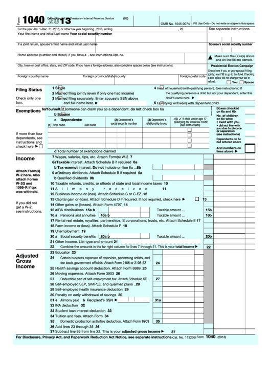2013 taxes forms