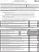 Schedule Ct-1041c - Connecticut Taxable Income Calculation - 2014