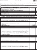 Form Ct-1041 Schedule I - Connecticut Alternative Minimum Tax Computation Of Trusts Or Estates - 2014