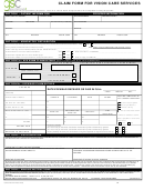 Claim Form For Vision Care Services - Green Shield Canada