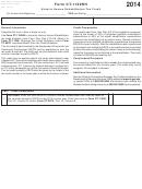 Form Ct-1120hh - Historic Homes Rehabilitation Tax Credit - Connecticut Department Of Revenue - 2014