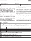 Form Ct-1120hr - Historic Rehabilitation Tax Credit - Connecticut Department Of Revenue - 2014