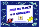 Stars And Planets 0-10 Numberlines Worksheet