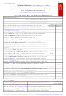 Embassy Of Denmark - Visa Application Checklist Template