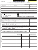 Form Ar1036 - Employee Tuition Reimbursement Tax Credit