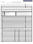 Fillable Form Ar1036 - Employee Tuition Reimbursement Tax Credit Printable pdf
