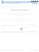 Form 50-224 - Order To Correct Appraisal Records