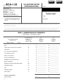 Fillable Form Bca-1.35 - Allocation Factor Interrogatories - 2003 Printable pdf