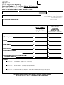 Form 69-134 - Texas Distributor Monthly Report Of Tobacco Products - Class W Worksheet