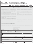 Fillable Form Ap-141 - Texas Application For Additional Coin-Operated Machine Tax Permits Printable pdf