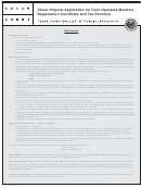 Form Ap-146-3 - Texas Original Application For Coin-operated Machine Registration Certificate And Tax Permit(s)