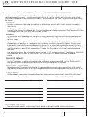 Form 14 - Idaho Water's Edge Election And Consent Form